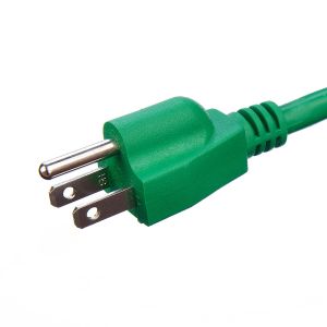 Green Waterproof American Standard 3 Pin Green ETL Heavy Duty Extension Cord