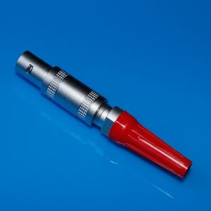 Cheap Half Moon Plug Lemo Cable Connector FFA 00S With Brass Chrome Plated Housing for sale