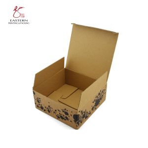E flute Corrugated Packaging Box , Custom Printed Corrugated Boxes With Gold
