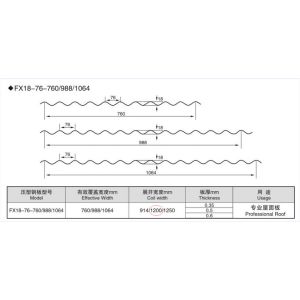 roof plate double layer forming machine