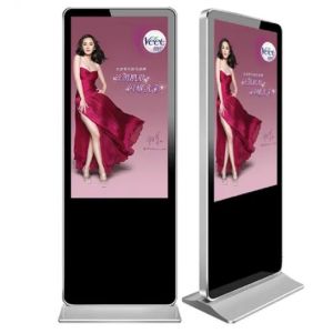 49 Double Side Floor Standing Digital Signage With Durable Metal Housing