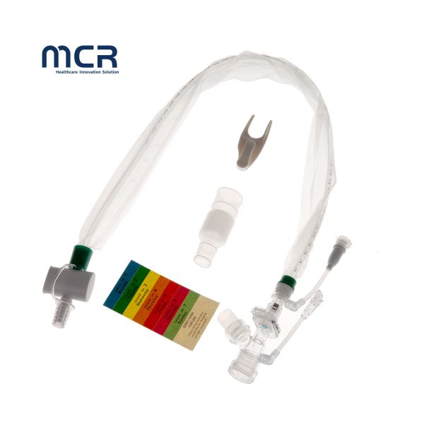Quality Disposable  Push Switch and Lure Lock  Closed Suction Catheter/System With Double Swivel for Hospital wholesale