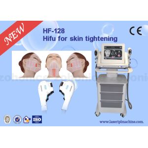 Cheap Vertical 800W Ultrasonic 3D HIFU Machine 3MHZ Frequency For Face Lifting for sale
