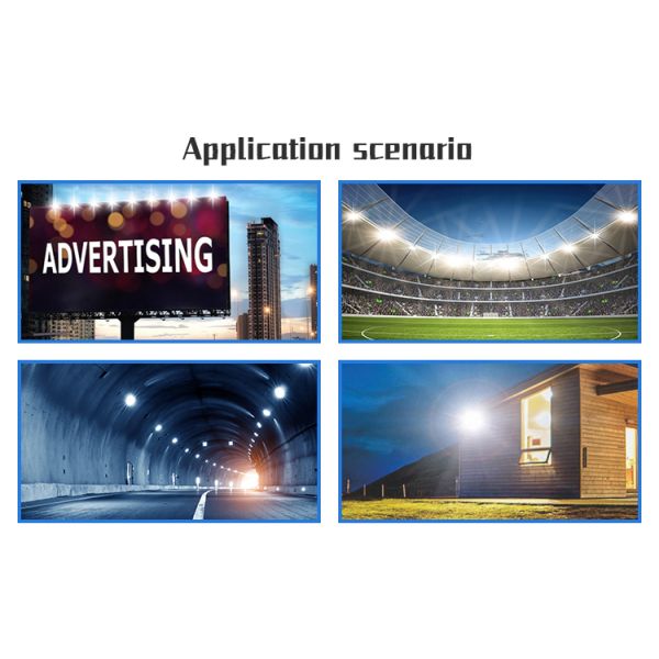 30W-800W Led Flood Light with 50000 Hour Working Lifetime and 4000k Color Temperature