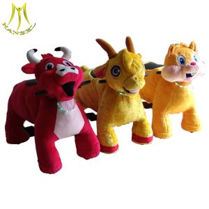 Cheap Hansel coin operated children ride on animal car for sale plush animal kiddie ride for sale