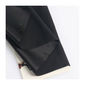 100% recycled polyester spun microfiber peach skin satin fabric for jacket