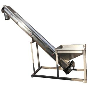 OEM Custom Feed Screw Conveyor Powder Hopper Feeder For Sugar Processing