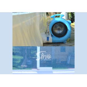 Outdoor complete clear inflatable pool cover used for air tent for hotels or