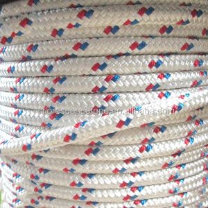 High Strength Double Braided Polyester Rope 10mm UV Resistant for Marine Use