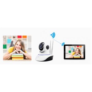 Plug & Play 1.0mp Hd 720p Ip Camera P2p Pan Ir Cut Wifi Wireless Network Ip