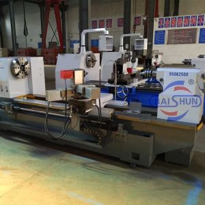 Big Bore Lathe Manufacturer Horizontal Roller Processing CNC Roll Turning Lathe