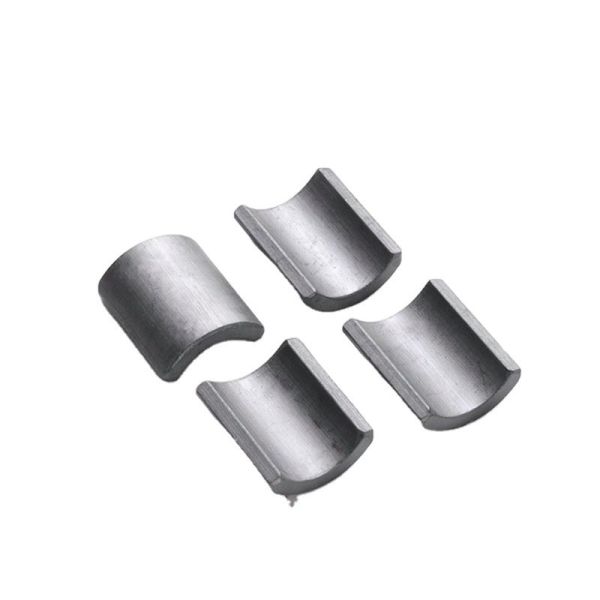 Quality Customized Ferrite Ceramic Arc Tile Magnet with Moulding Service Air Condition Fan wholesale