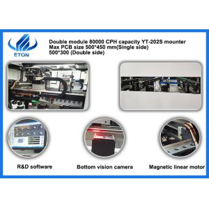 High Precision LED Bulb Pick And Place Machine 98000CPH For 0201 Components