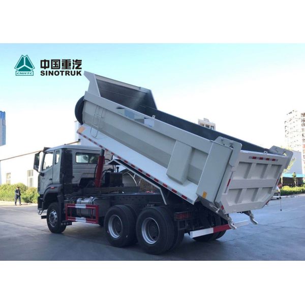N7B Man Technology Chassis 371hp Heavy Duty Dump Truck with White Color