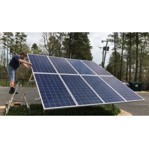 HDG 60m/S Solar Ground Racking System , Monopole PV Ground Mounting Systems