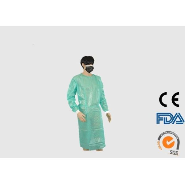 Quality Fluid Resistant Disposable Barrier Gowns , Anti Dust Disposable Protective Wear wholesale