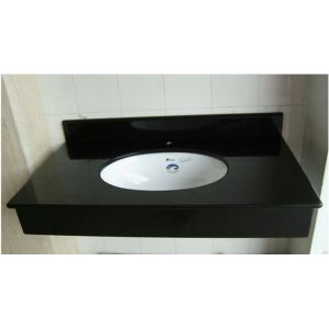 China Pure black bathroom vanity, single sink vanity, cheap bathroom vanity,vanity units on sale