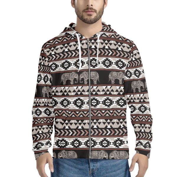 Street Wear Over Size Men Sublimation Hoodies Zipper Up Pullover