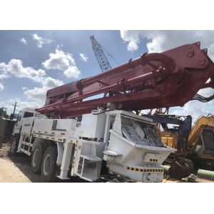 China 37m Long Used Concrete Pump ISUZU 37M PM Pump 2012 Year CE Certificated on sale