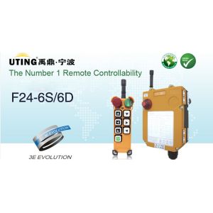 7 buttons single speed telecrane remote controller F24-6S Iterm Code:924-006-001
