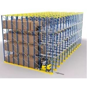 Steel Panel Large Capacity Double Deep Reach Racking for Packing Industry