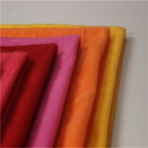 knitting fleece fabric polyester super soft short pile plush Knitting Fabric