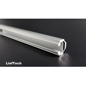 China Thickness 1.7mm Anodized Aluminum Tube Pipe With Groove ISO9001 on sale
