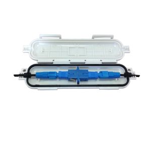 Fiber Optic protection box Splice Closure with SC/APC adapter