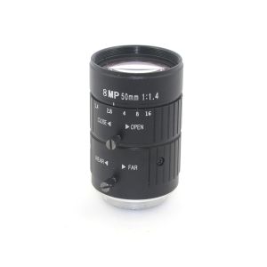 China 8MP 4K 50mm F1.4 Manual ITS Road Traffic Surveillance CCTV Lens C Mount for 5MP 6MP 8 Megapixel HD Box Body Camera on sale