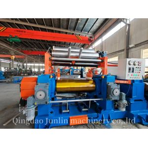 Automatic PLC Control Two Roll Open Rubber Mixing Mill Rubber Processing Machine