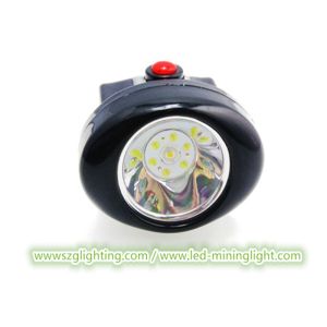GL2.5-C Safety LED Mining Cap Lights 2.8AH 6000 Lux 230mA Cordless Style IP67