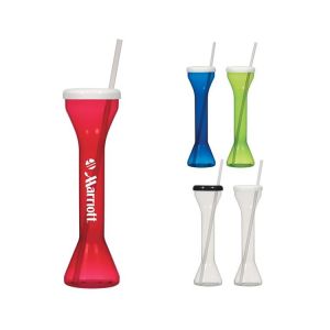 Reusable Sweet World Party Yard Cups Slush Yard Cup With Straw
