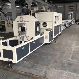 One Feed SJ65/33 HDPE Plastic Water Hydraulic Extruder Pipe Making Machine with