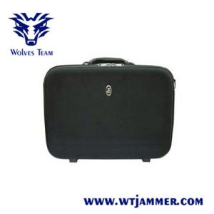 Briefcase Style Design Portable Signal Jammer Adjustable Indoor / Outdoor 10
