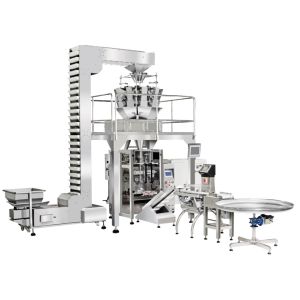 Vffs Packaging Machine Puffed Food Potato Chips Snacks Weighing And Packaging