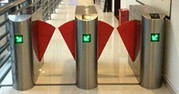China ABNM-FB05 Retractable Turnstile Intelligent Flap Barrier on sale