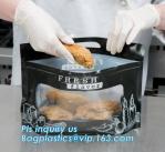 Stand up food airtight roasting chicken packaging bag, hot chicken hot food