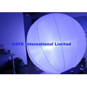 Hanging Inflatable Lighting Decoration RGBW 400W DMX Stage Lighting 2m Diameter
