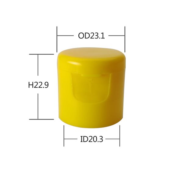 Butterfly Shape Flip Top Hand Sanitizer Plastic Bottle Cap