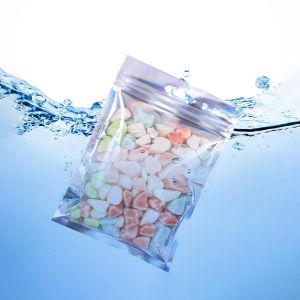 Custom Printed Mini Custom Mylar Bag Cute Window Clear Holographic Die Cut Pouch