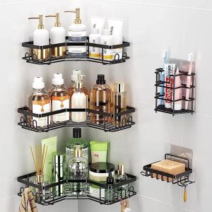 China 5-Pack Wall Mounted Adhesive Shower Organizer with Soap Holder and Toothbrush on sale