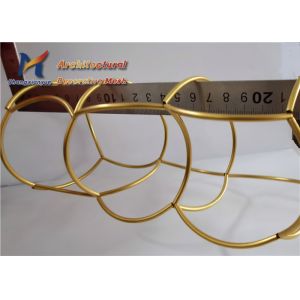 Circular Tube Ring Mesh Curtain 3.0mm 201 Stainless Steel