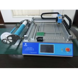 China Full Touch Screen Vision System CHM-T48VA Desktop SMT Pick And Place Machine PNP Machine CE Small SMT Machine on sale