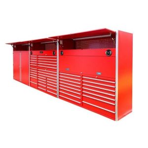 Storage Hardware Tools Heavy Duty Steel Tool Box with Drawer Tool Trolley and