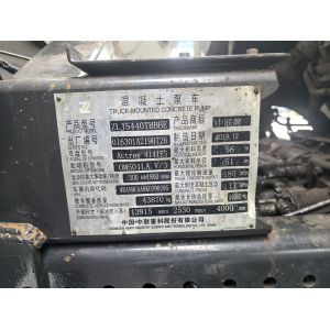 2021 ZOOMLION ZLJ5441THBSE 56M Concrete Pump Truck Used