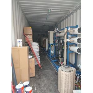 Salt Water Sea Water Seawater Reverse Osmosis Systems Desalination Containerized