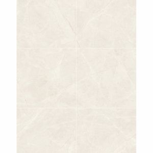 Polished Glazed Porcelain Tile with Rectified Edge 9mm Thickness