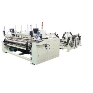 3HP 4pieces Tissue Paper Making Machine 24 Rolls Servo motor
