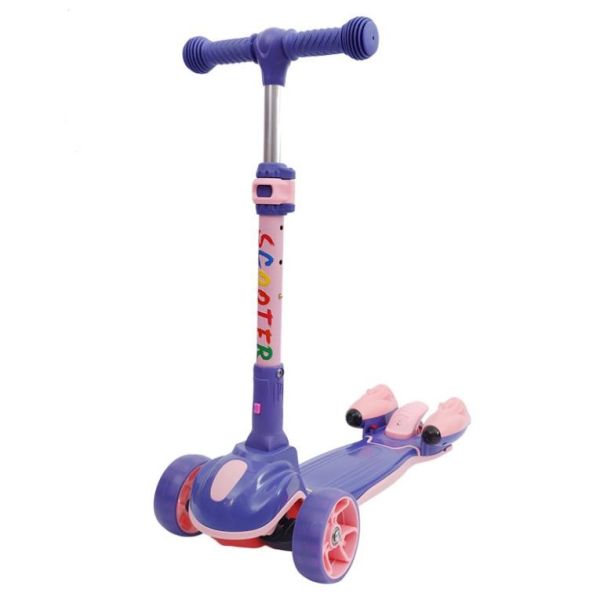 Quality OEM Kids Rocket Kick Scooter With Sprayer Water Design Purple And Pink Color wholesale