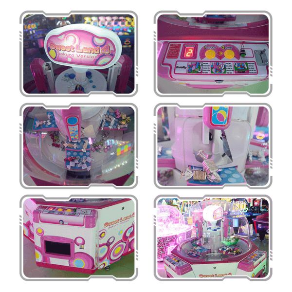 Gift Crane Toy Grabber Candy Claw Machine Four Players English Language